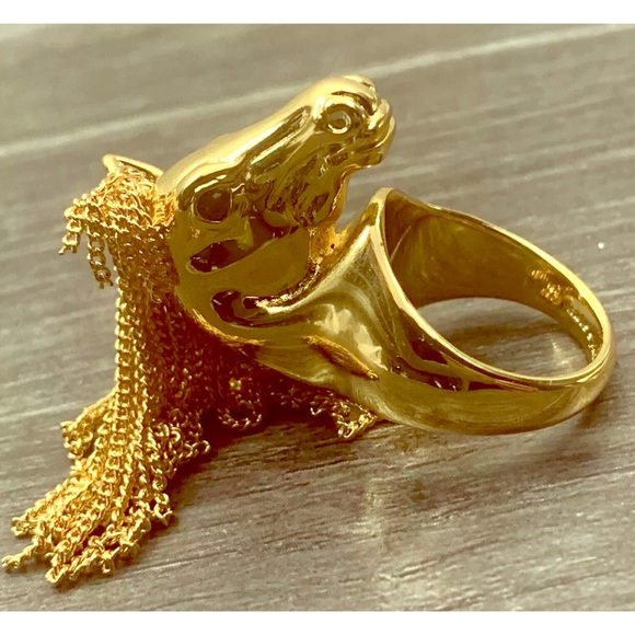 Macy's Jewelry - ANNE KLEIN HORSE RING SZ7